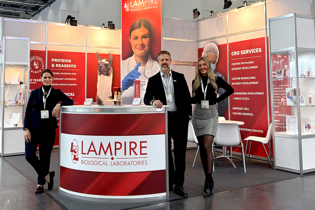 LAMPIRE Medica Conference Booth